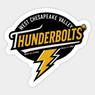 West Chesapeake Valley Thunderbolts Sticker